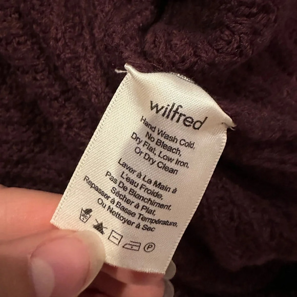 Aritzia Wilfred Durandal  Funnel Neck Tunic Sweater - Picture 7 of 8